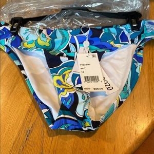 NWT Sz 10 ipanema, shirred btm